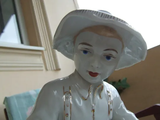 Фарфор Юный геолог раз. 31 х 18 см. 1960 гг. ЗХК ссср З аукціону