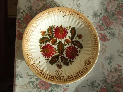 фото, Фарфор тарілка настінна декоративна роз. 27 см. 1980гг.