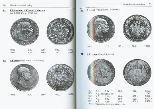 Монеты Австрии Франца Иосифа I 1848–1916 гг / Mince Frantiska Josefa I - *.pdf Продаж