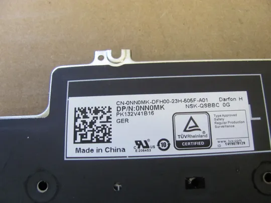 номер0974-6 клавіатура робоча з підсвіткою 0NN0MK для Dell Precision  7550 7750 7560 7760 оригінал Недорого