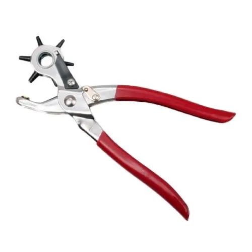 Дырокол револьверный, пробойник для кожи 2-4.5мм, 6 пробойников Ціна