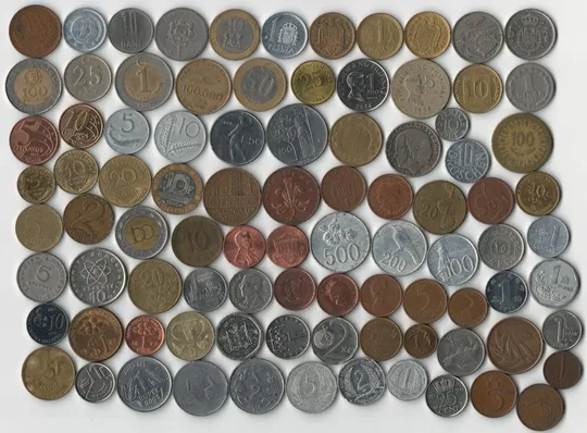 Монети світу 90 шт. без повторів Ціна