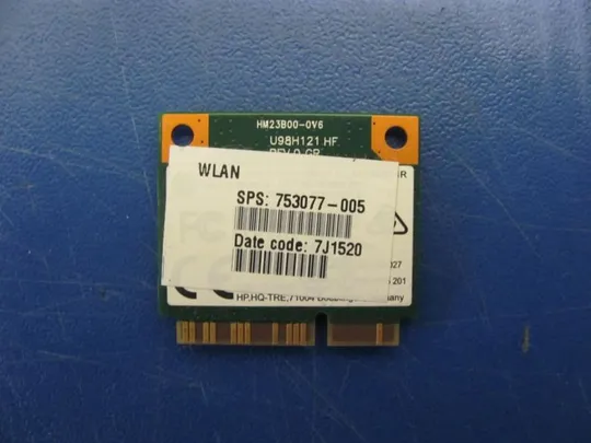 №118-17 Wi-Fi адаптер 753077-005 для Hp COMPAQ 15 15-H023SG оригінал З аукціону