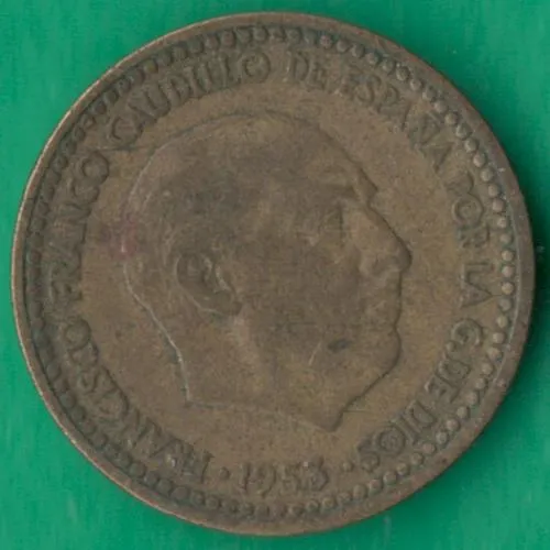 1 песета 1953 (1962) року Іспанія [М] Ціна