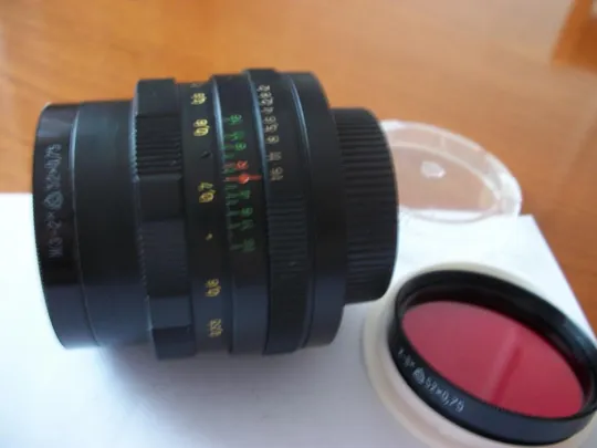 Купити Объектив Гелиос-44М, М-42, крышка задняя,  отличный, Цена-min. Светофильтров-Нет.