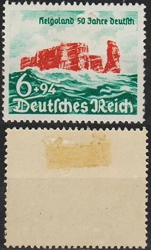 фото, 1940 - Рейх - 50 років о.Гельголанд Mi.750 _7,50 € *
