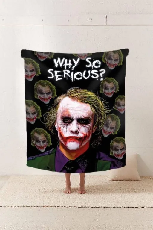 Купити Плед 3D Джокер Why so serious ? 20222402_A 11606 160х200 см