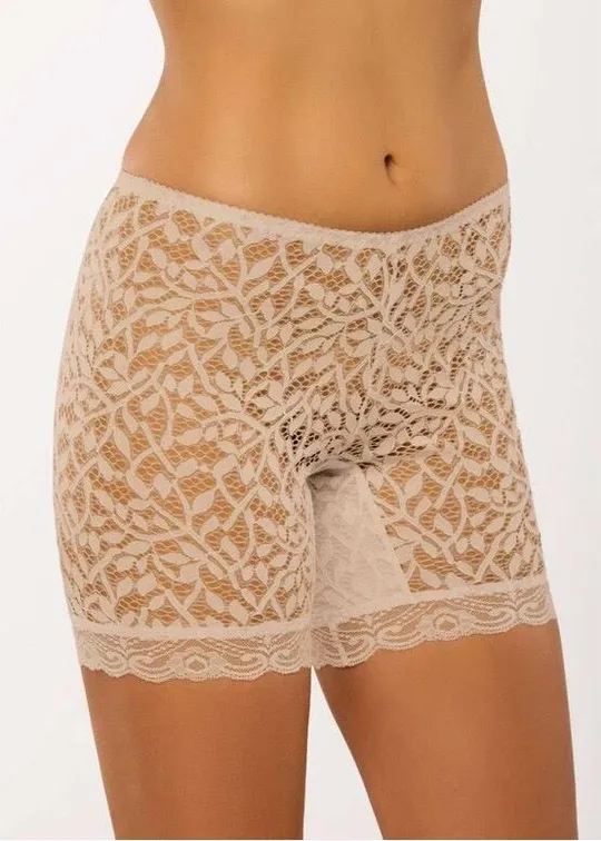 Панталони мереживні з високою лінією талії Афіна 028 бежеві розмір 6XL Ціна