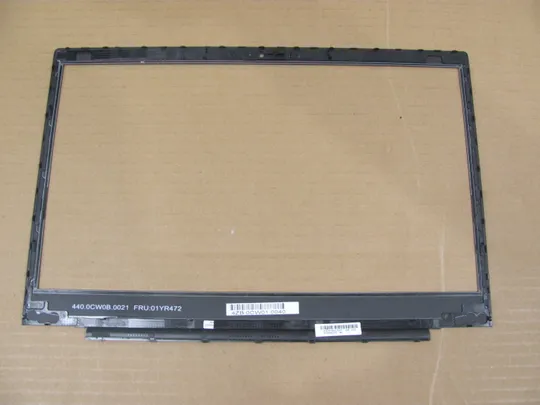 Купити номер0026-16 рамка матриці matrix frame Окантовка дисплея Рамка екрана Корпус рамка матриці  440.0CW0B.0021 01YR472 для Lenovo ThinkPad T580 P52S оригінал