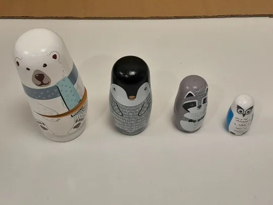 Набір матрьошок тварини (5) З аукціону