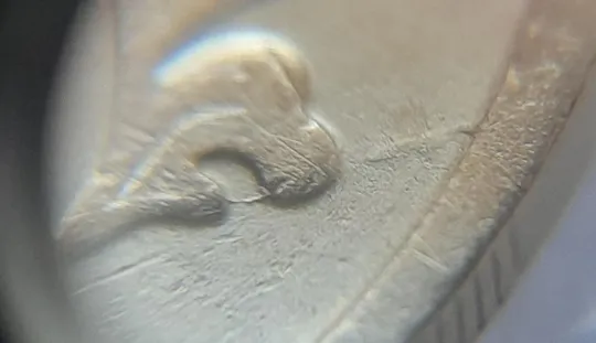 (4431) 25 копійок 1992 2БАм розкол на аверсі (25 копеек 1992 2БАм брак) З аукціону