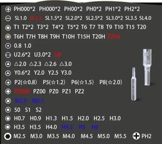 Купити Набір викруток 115 в 1 інструмент для ремонту (PW-S115V1)