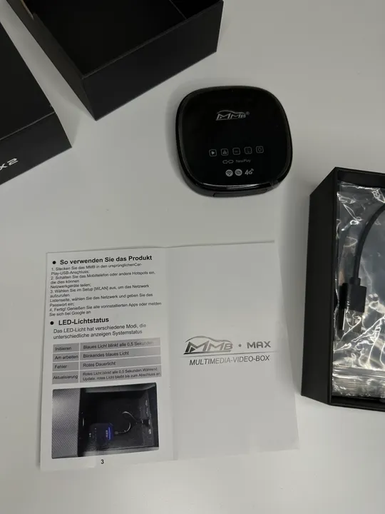 Бездротовий адаптер MMB Max 3.0 CarPlay, мультимедійна відеокоробка з виходом HDMI, Magic AI Box, Android 10 Online(21) Недорого