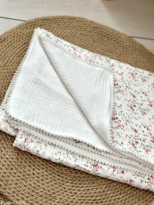 Плед муслиновий 100% бавовна дитячий 70*100 см (різні кольори) Інтернет-аукціон