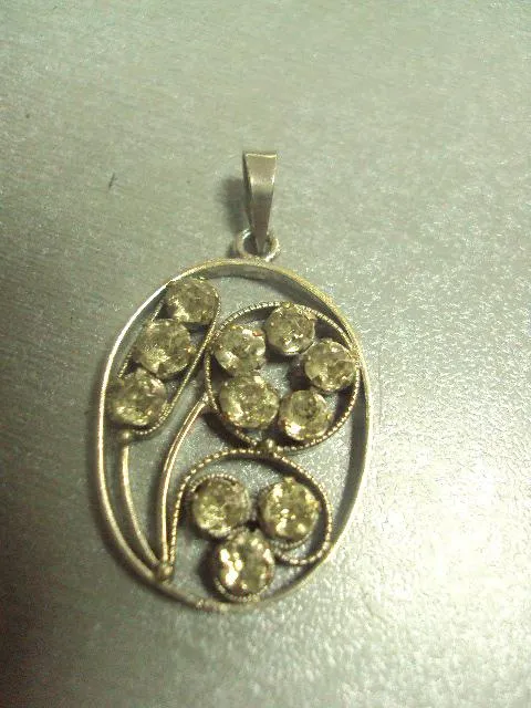 кулон подвеска цветочек цветок серебро 5,47 г Інтернет-аукціон