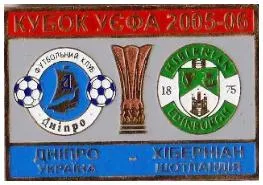 фото, Днепр Днепропетровск - Хайберниан Шотландия Кубок УЕФА 2005-06