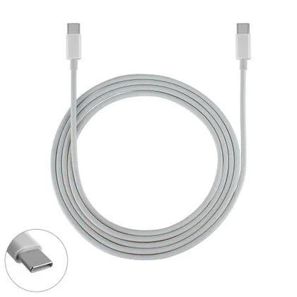фото, Оригінальний блок живлення для ноутбука APPLE TYPE-C 87W, white (с кабелем!)