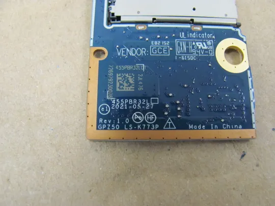 номер0177-6 плата CARD READER DA30001DT10 FPZ50 LF-J201P  GPZ50 LS-K773P для HP ZBOOK FURY 15 G7  G8  17 G8  оригінал Де купити