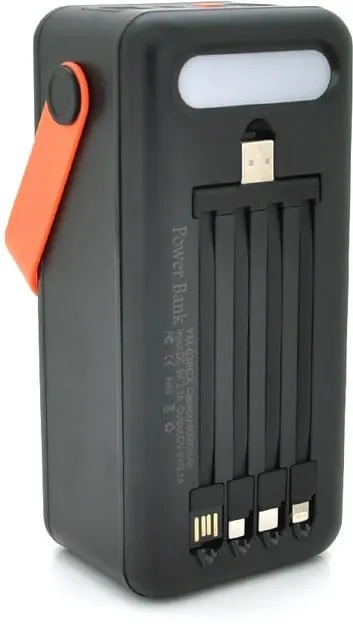 Портативна батарея NEW зовнішня повербанк Power Bank 100000 mAh із сонячною панеллю та ліхтариком З аукціону