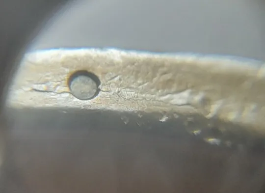 (5176) 1 гривня 2012 розшарування металу (расслоение) на гурті (1 гривна 2012 брак) Де купити