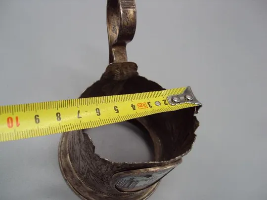 Подстаканник Ленинград металл эмаль высота 8 см, диаметр 7 см №13654 З аукціону