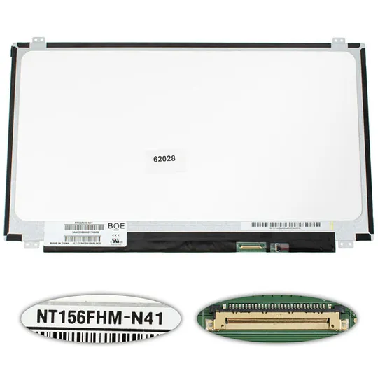 Купити Матриця 15.6 NT156FHM-N41 (1920*1080, 30pin(eDP, 220cd/m2, 45/45/20/40(кути)), LED, SLIM(вертикальні вушки), матова, роз'єм