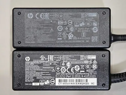 фото, Оригінальний блок живлення HP 45W 4.5x3.0 Blue Pin 19.5V 2.31A