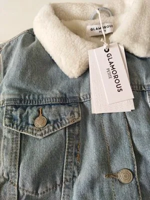 Купити Джинсова курточка з хутром Glamorous XXS,XS,S,M