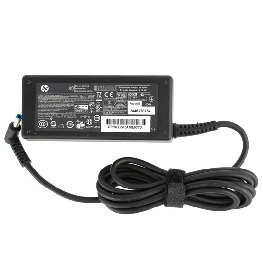 Оригінальний блок живлення для ноутбука HP 19.5V, 3.33A, 65W, 4.5*3.0-PIN, black, RECTANGULAR Ціна
