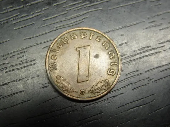 Купити 1 рейхспфеніг 1936 G Німеччина рідкісна