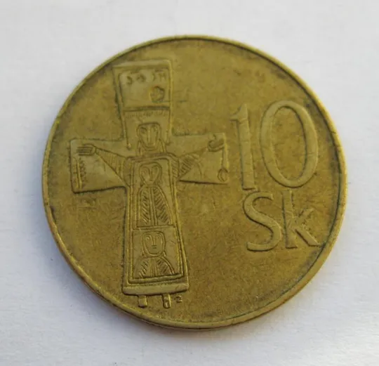 10 КРОН = 1993 г. = СЛОВАКИЯ # Ціна