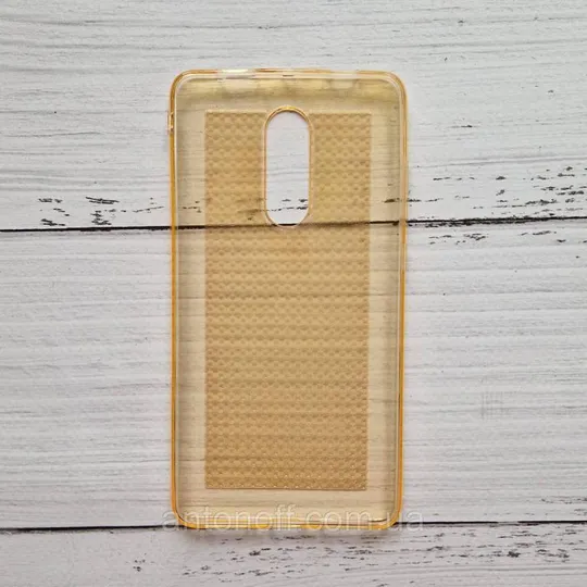 Купити Чохол Xiaomi Redmi Note 4X для телефону силіконовий Gold