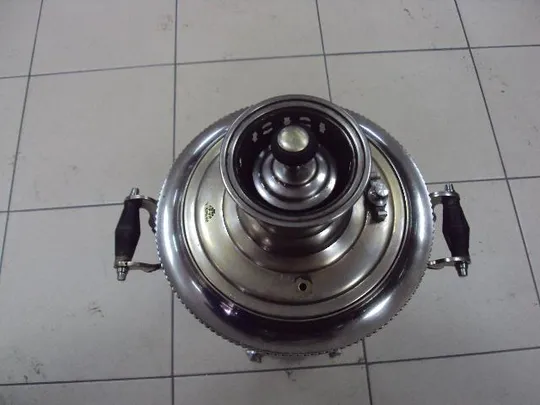 Самовар рюмка никелированый Де купити