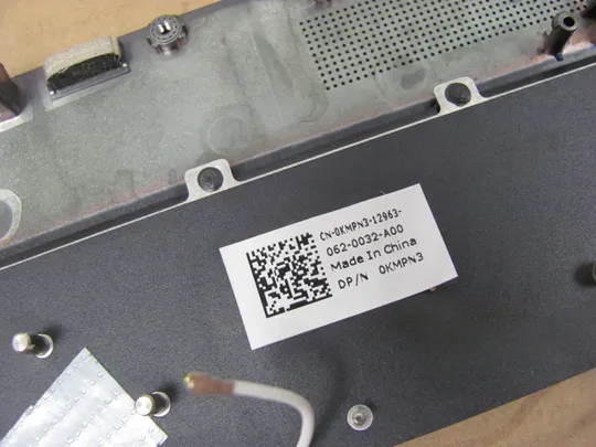 861-17 Кришка панель палмрест тачпад 0KMPN3 AP2V7000502 для  Dell Precision 7550 7560 оригінал Торговий майданчик