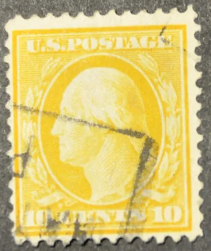 фото, США Вашингтон 10c. 1910 -1911 перф.12 Sc.381