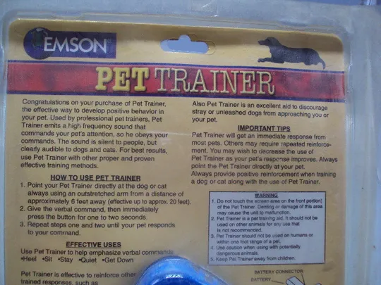 Дресирувальник домашних собак Emson Pet Trainer Китай №16037 Інтернет-аукціон