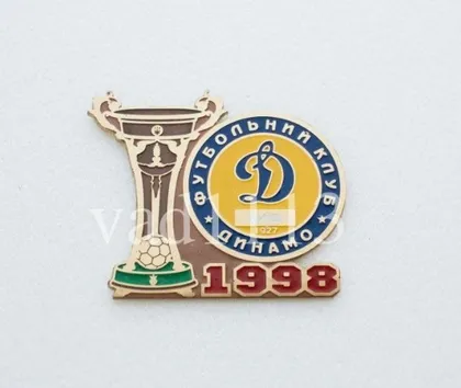 фото, Футбол значок - Чемпион Украины 1998 года Динамо Киев