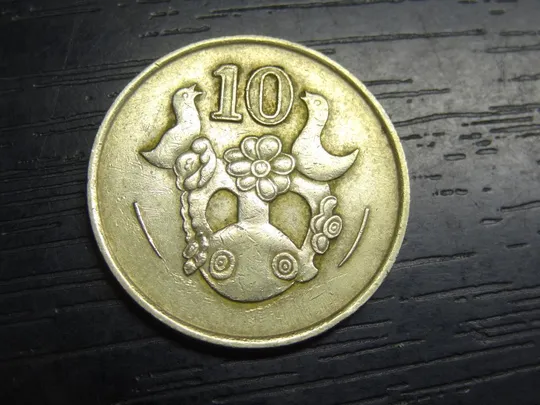 10 центів 1990 Кіпр Ціна