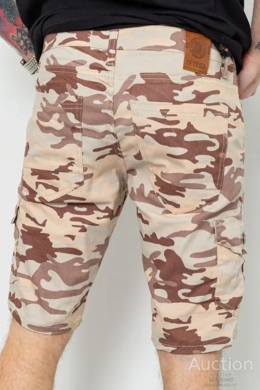 Шорты мужские камуфляж, цвет бежевый, 157RP300-4 Продаж