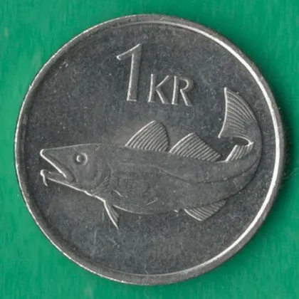 фото, 1 крона 1999 року Ісландія [КВ]