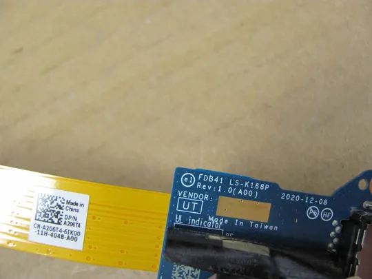 840-35 плата USB A206T4 FDB41 LF-K164P  LS-K168P DA30001H510  для Dell Latitude 9420 2-in-1  оригінал Недорого