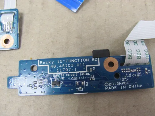 номер0119-6 плата кнопки, Плата клавіші,Кнопкова плата,Кнопковий модуль,Плата управління кнопками вкл і WI-FI  50.4SJ01.001 48.4SI03.011 для  HP ProBook 4540s, 4545s оригінал Інтернет-аукціон