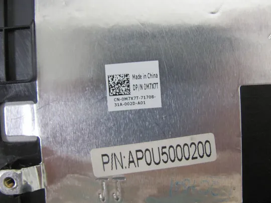 номер0300-20 Кришка панель палмрест та тачпад 0M7X7T для Dell Inspiron 15, 5521 оригінал Продаж