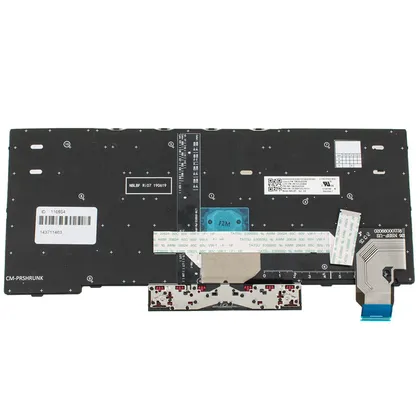 фото, Клавіатура для ноутбука LENOVO (ThinkPad: X13) rus, black, підсвічування клавіш