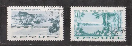 фото, ПРИРОДА - ГОРИ - РІКИ = 1965 р. = ПІВНІЧНА /СЕВЕРНАЯ/ КОРЕЯ = гаш. ##
