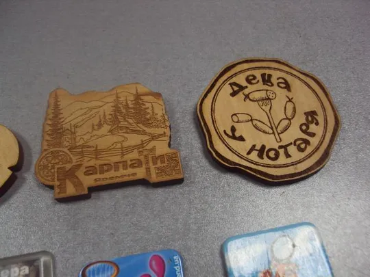 магнитики магниты на холодильник хотин карпаты детские лот 10 шт №11033 Де купити