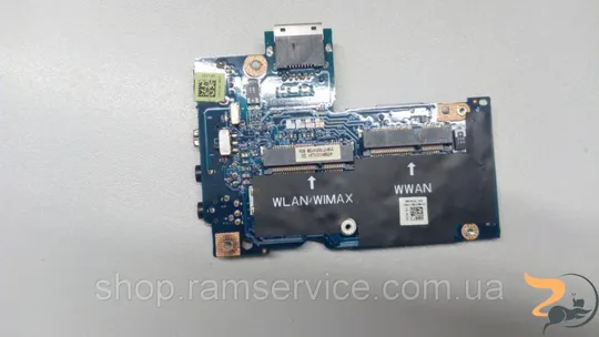 Usb плата, аудіо вихід, ETHERNET роз&#039;єм, ILINK, для ноутбука Dell Latitude E4300, ls-4151p, б/в Ціна