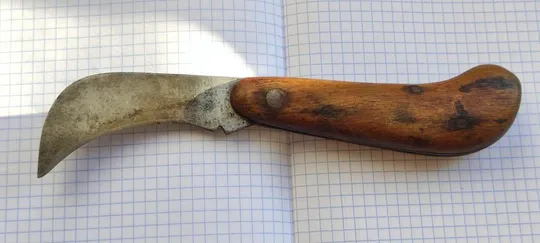 Купити Нож большой садовый из СССР, хорошее состояние , без люфта, возможно 1960-е годы kb349