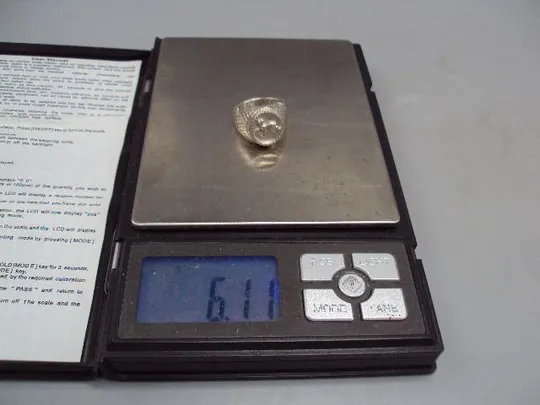 Мужской перстень кольцо овал зодиак Овен гороскоп серебро Украина вес 6,11 г размер 19,5 №15148 Де купити