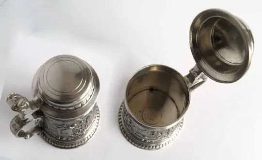 Олов'яний пивний кухоль Zu Frau 700 мл Zinn95% Germany Де купити